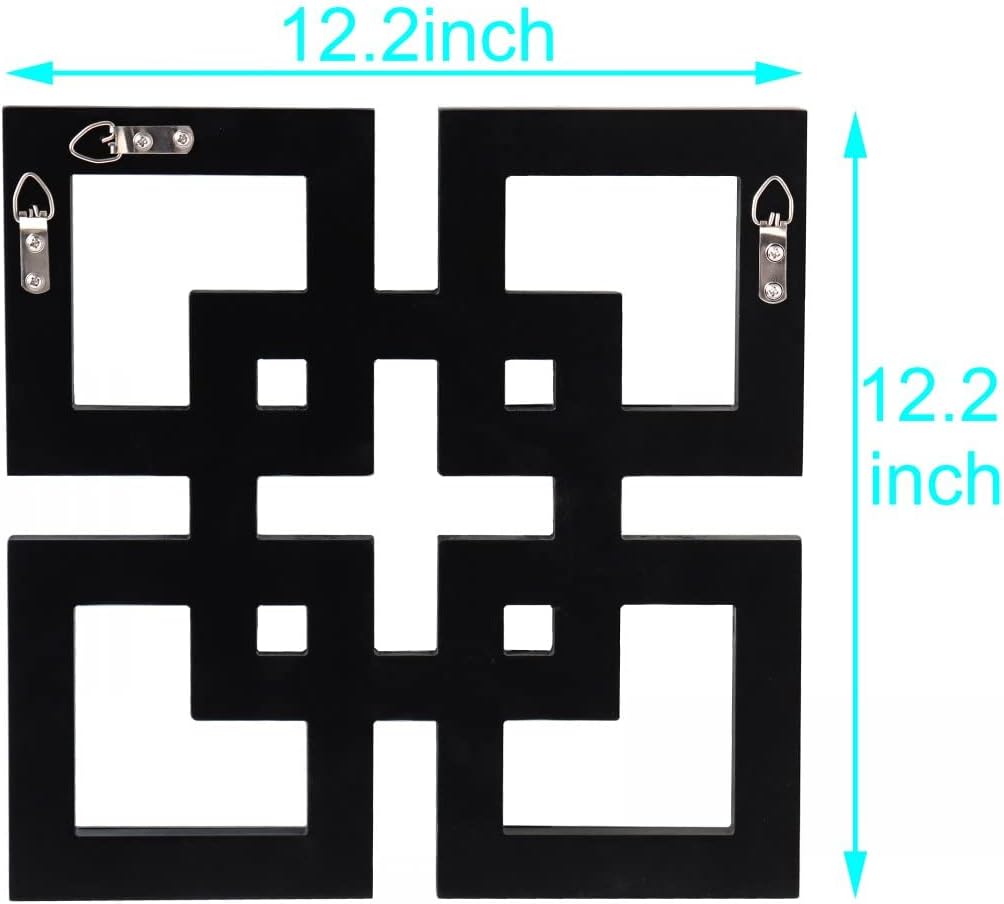 QMDECOR 2 Pack Silver Mirrored Square Wall-Mounted Mirrors Modern Glam Accent Decor for Home