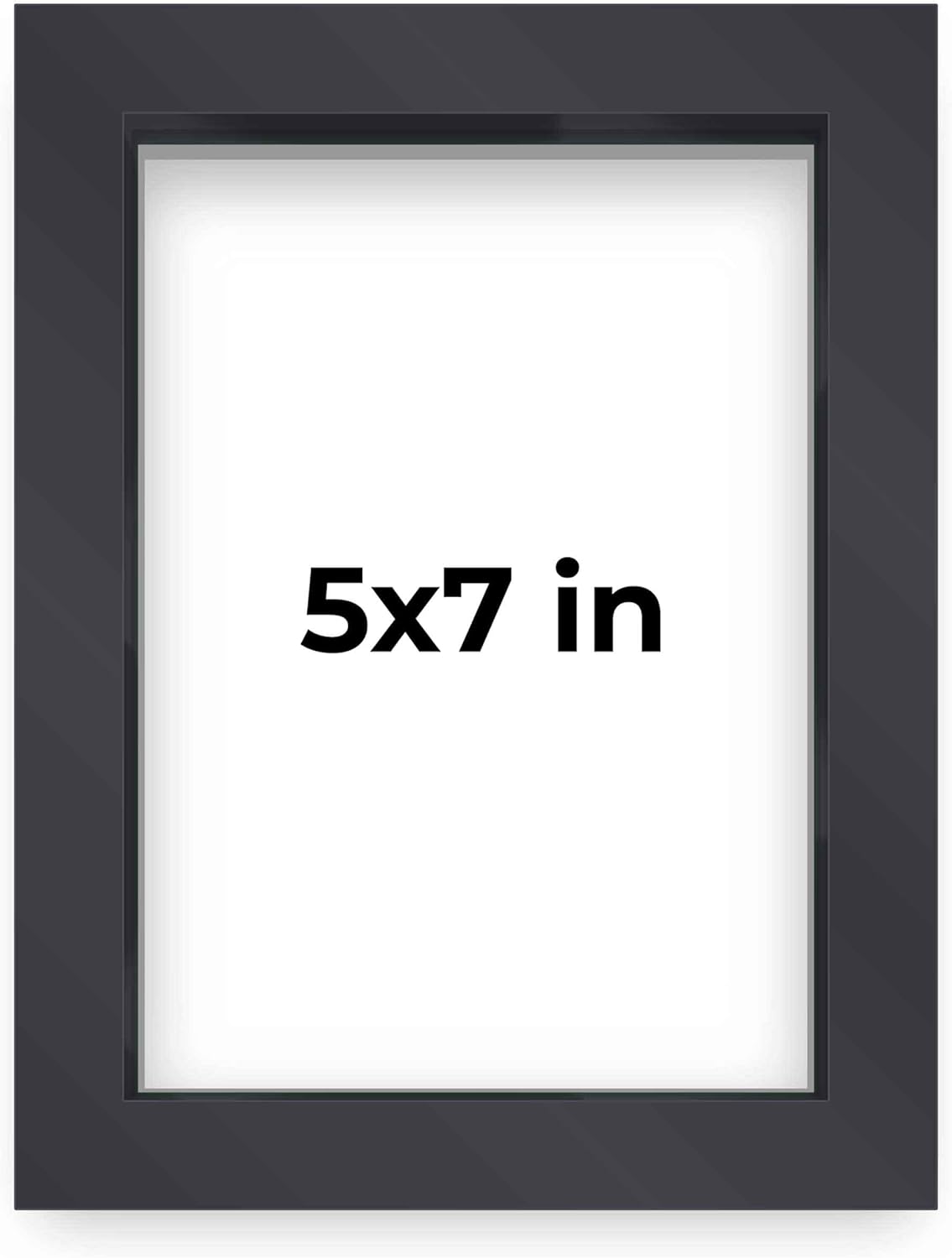 14x14 Shadow Box Black | 3/4" Depth of Usable Space | Solid Wood Pine | Includes UV Resistant Acrylic Plexiglass, Acid-Free Backing & Hanging Hardware | Made to Order in USA - Colors G