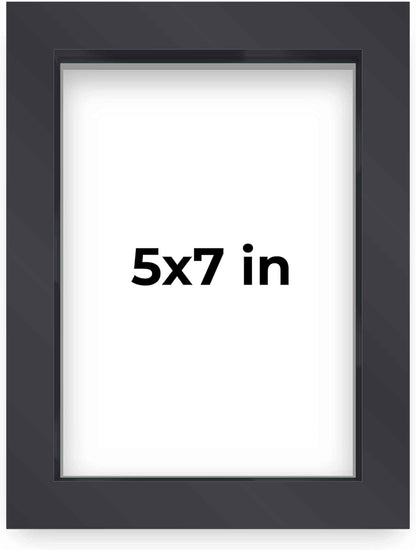 14x14 Shadow Box Black | 3/4" Depth of Usable Space | Solid Wood Pine | Includes UV Resistant Acrylic Plexiglass, Acid-Free Backing & Hanging Hardware | Made to Order in USA - Colors G