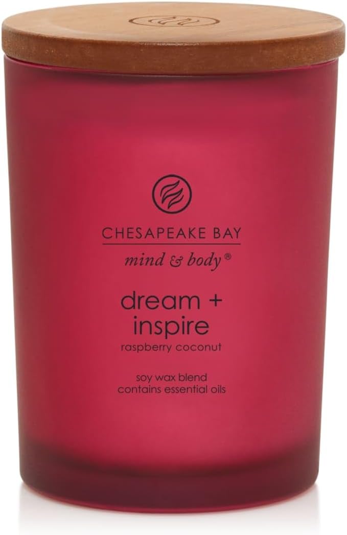 Chesapeake Bay Candle PT40886 Scented Candle Awaken + Invigorate (Lemongrass Eucalyptus) Medium Green Home Décor