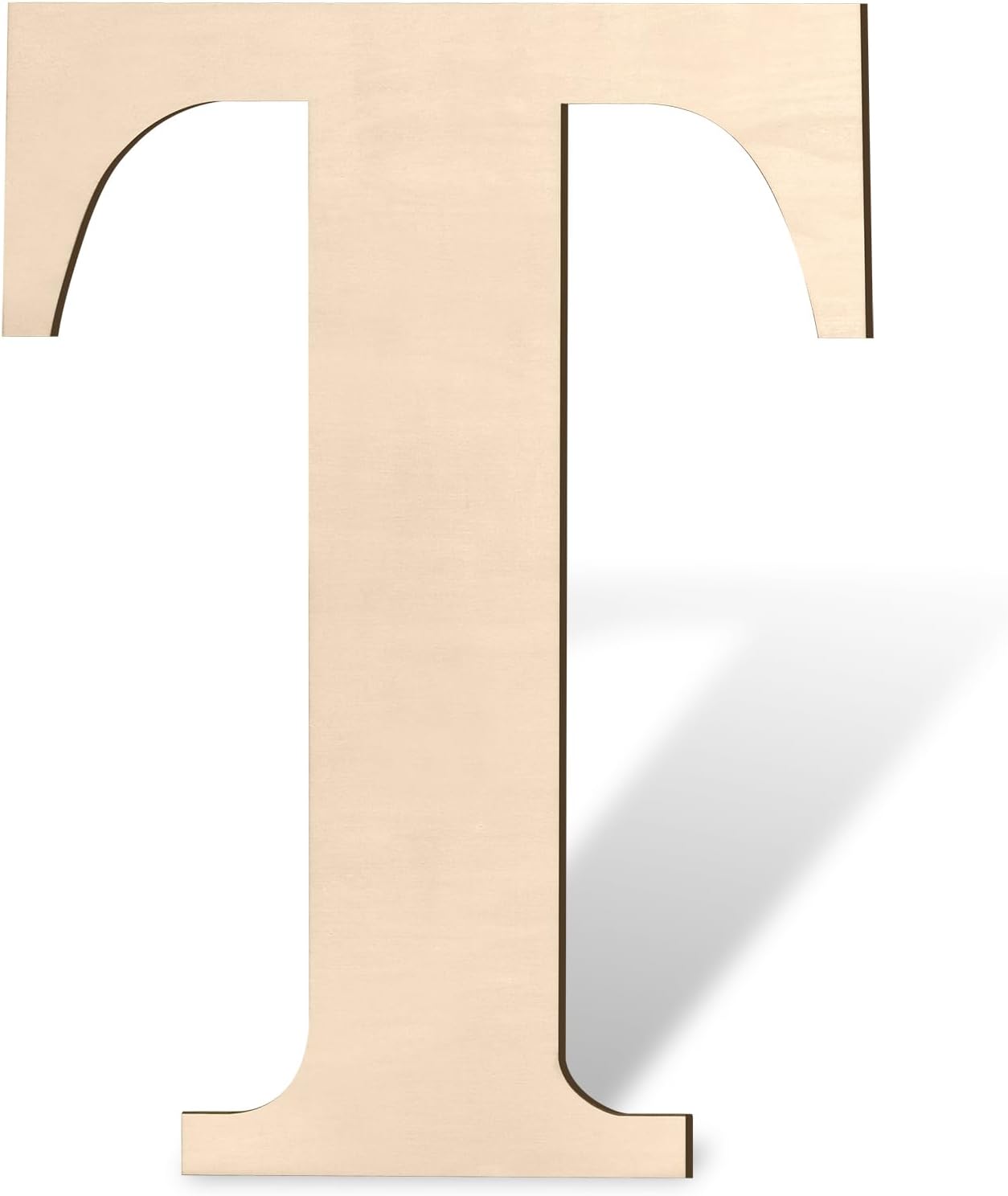 17 inch Large Wooden Sign & for Wall Decor, Big Wood Symbol &, Giant Paintable Blank Wooden Shapes for Crafts, Unfinished Wood Cutouts for Birthday Party, Rustic Wedding, Christmas Decor, Baby Shower