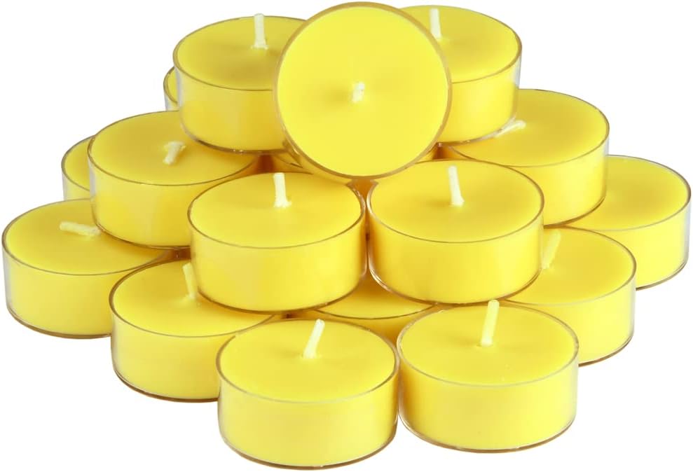 DEYBBY Natural Scented Soy Wax Tealight Candles Bulk, Romantic Rose Aromatherapy Luxury Tea Candle Set of 12-4 Hour Burn Time|Great for Valentine's Day, Birthday