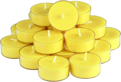 DEYBBY Natural Scented Soy Wax Tealight Candles Bulk, Romantic Rose Aromatherapy Luxury Tea Candle Set of 12-4 Hour Burn Time|Great for Valentine's Day, Birthday