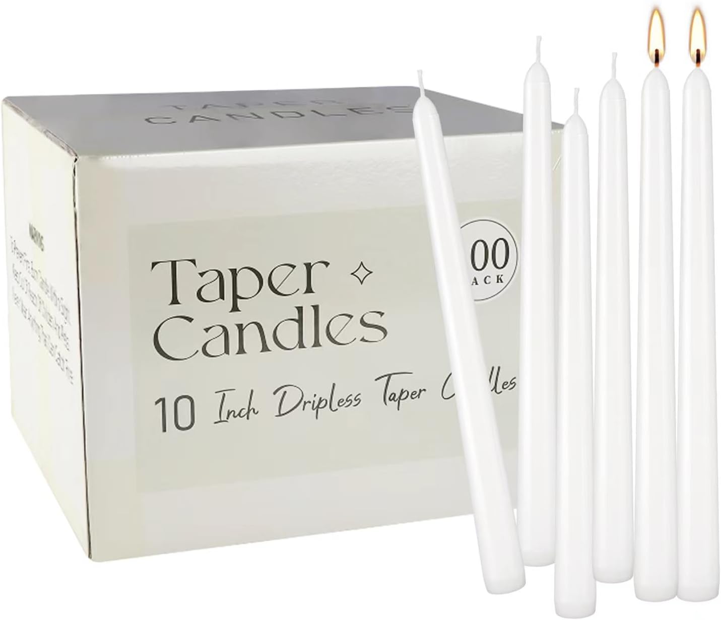 YOROXRG 40 Pack Spell Chime Candles-4 Inch Multi-Colored Taper Candles Sticks-for Home Decor Kitchen Decor Wedding Decoration-10 Colours