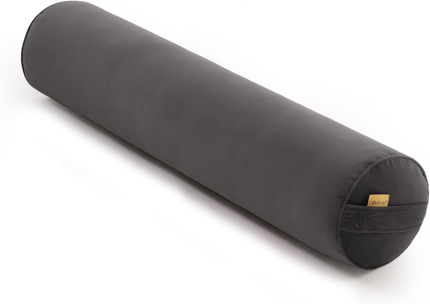 Body Pillow for Adults,Long Round Pillow,Big Cylindrical Pillow,Large Full Bolster Pillows for Side Sleepers (Steel Gray, 47.24"*7.87")