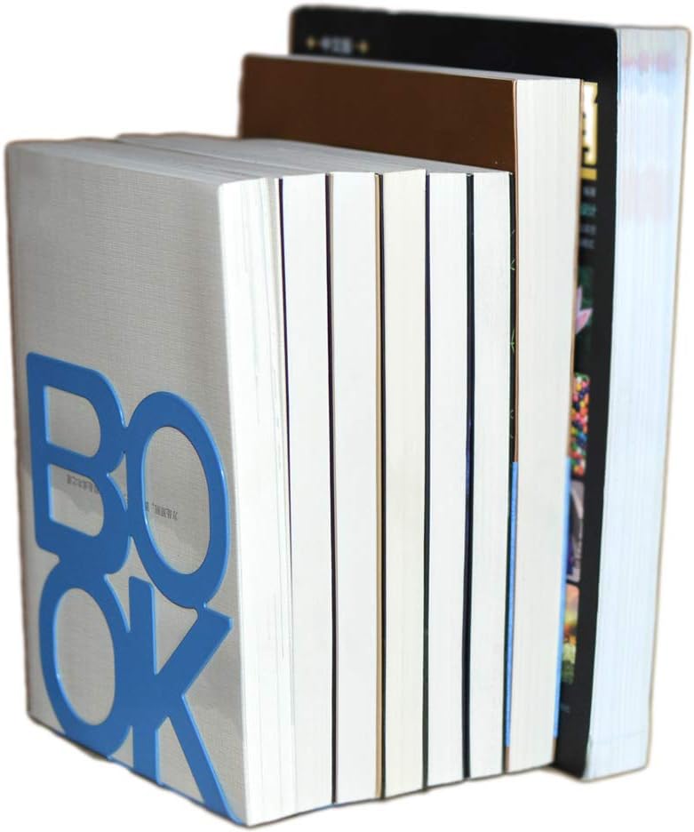 Book Ends,BookEnds Supports for Bookrack Desk,Bookend are Used for Books, Unique Appearance Design,Heavy Duty