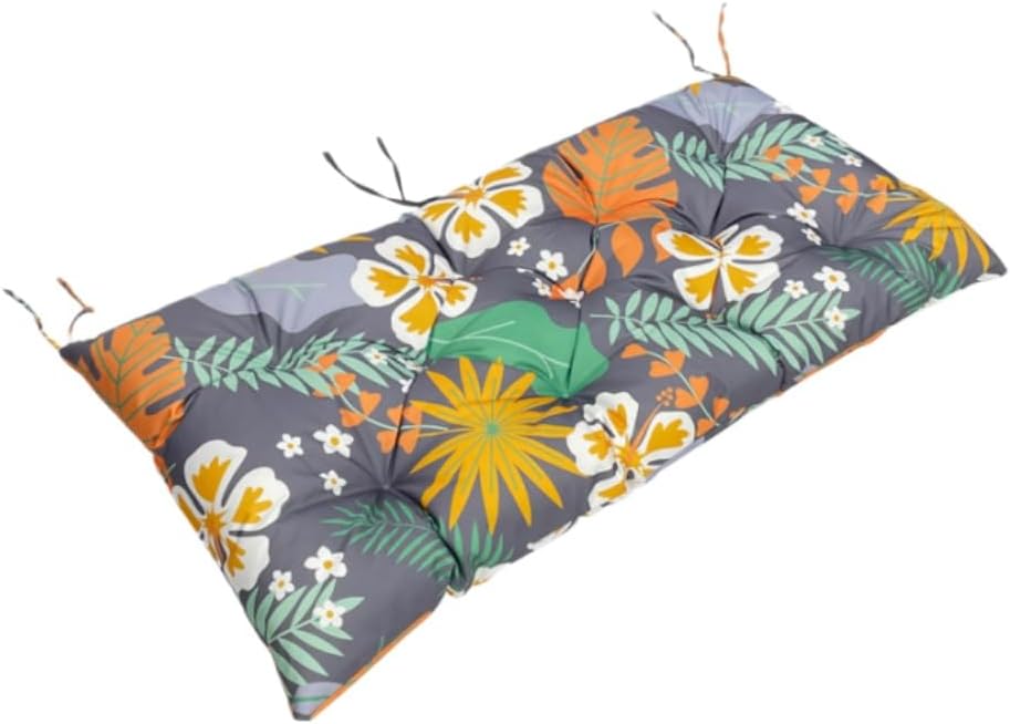 Waterproof & Sun-Resistant Outdoor Bench Cushion - Universal Fit for Patio Chairs, Swing Seats.Lounger Seat Cushions Outdoor Loveseat Bench Seat Pads (Navy,39.4 X 19.7 Inch)