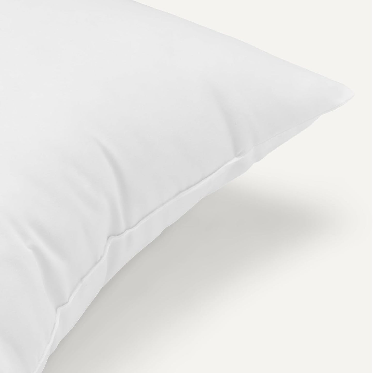 Amazon Basics Square Hypoallergenic Pillow Insert, Down Alternative Fiberfill, Sofa Bed Couch Decorative Stuffer, 18", 2-Pack