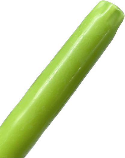 D'light Online White Taper Candles, 10 Inch Premium Quality Candles Hand-Dipped Tapered Candles, Dripless, Smokeless and Unwrapped Bulk Pack for Events - Set of 12 (10 Inch, White)
