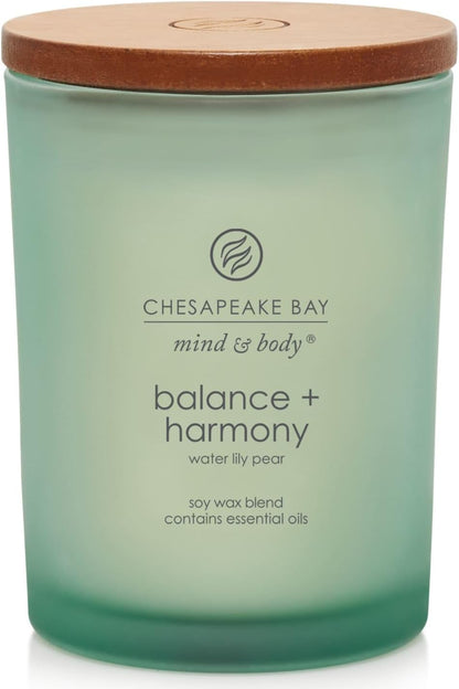 Chesapeake Bay Candle PT40886 Scented Candle Awaken + Invigorate (Lemongrass Eucalyptus) Medium Green Home Décor