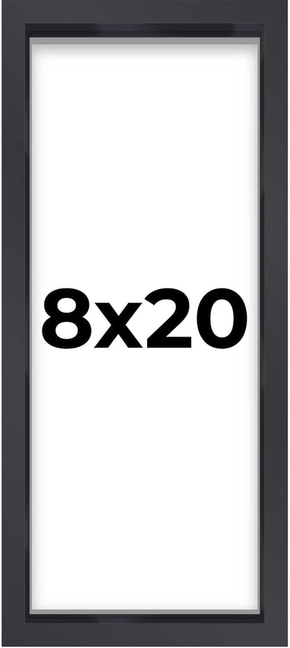 14x14 Shadow Box Black | 3/4" Depth of Usable Space | Solid Wood Pine | Includes UV Resistant Acrylic Plexiglass, Acid-Free Backing & Hanging Hardware | Made to Order in USA - Colors E