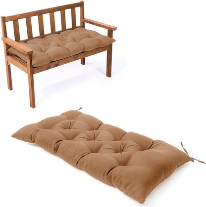 Waterproof & Sun-Resistant Outdoor Bench Cushion - Universal Fit for Patio Chairs, Swing Seats.Lounger Seat Cushions Outdoor Loveseat Bench Seat Pads (Navy,39.4 X 19.7 Inch)