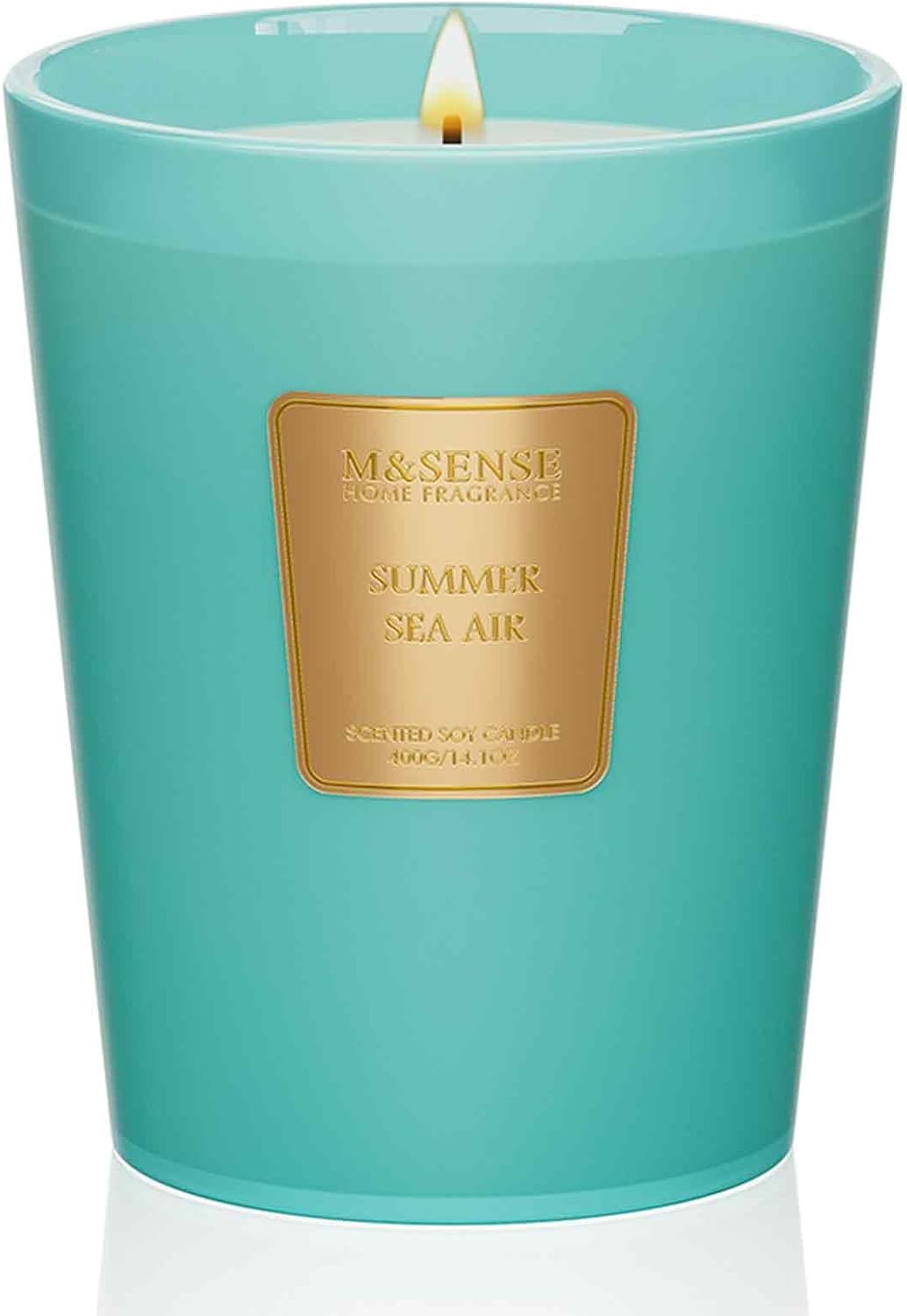 M&SENSE Jasmine Candles Highly Scented 3 Wick 35oz 150 Hours Burn Extra Large Jar Candles for Women, Natural Soy Wax Aromatherapy Candle for Stress Relief, Meditation, Yoga, Spa - Colors B