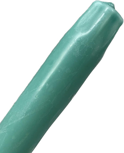D'light Online White Taper Candles, 10 Inch Premium Quality Candles Hand-Dipped Tapered Candles, Dripless, Smokeless and Unwrapped Bulk Pack for Events - Set of 12 (10 Inch, White)