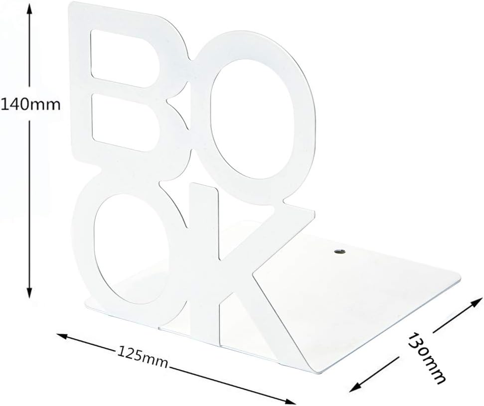 Book Ends,BookEnds Supports for Bookrack Desk,Bookend are Used for Books, Unique Appearance Design,Heavy Duty