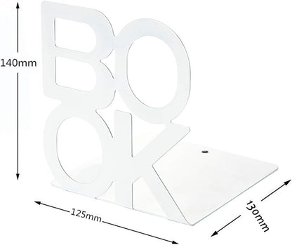 Book Ends,BookEnds Supports for Bookrack Desk,Bookend are Used for Books, Unique Appearance Design,Heavy Duty