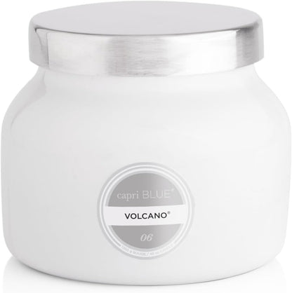 Capri Blue Volcano Scented Candles - Luxury Glass Jar Candles for Home Scented with Tropical Fruit & Sugared Citrus - Soy Wax Blend - Blue Color (19 oz)