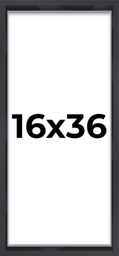 14x14 Shadow Box Black | 3/4" Depth of Usable Space | Solid Wood Pine | Includes UV Resistant Acrylic Plexiglass, Acid-Free Backing & Hanging Hardware | Made to Order in USA - Colors E
