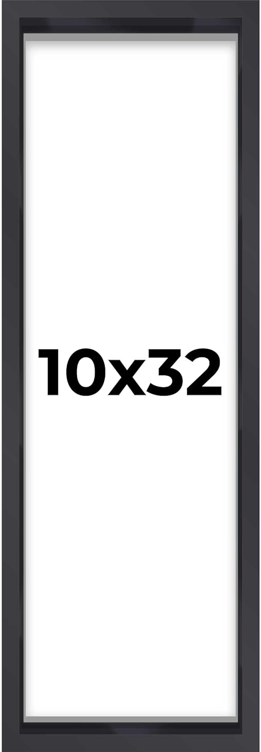 14x14 Shadow Box Black | 3/4" Depth of Usable Space | Solid Wood Pine | Includes UV Resistant Acrylic Plexiglass, Acid-Free Backing & Hanging Hardware | Made to Order in USA - Colors C