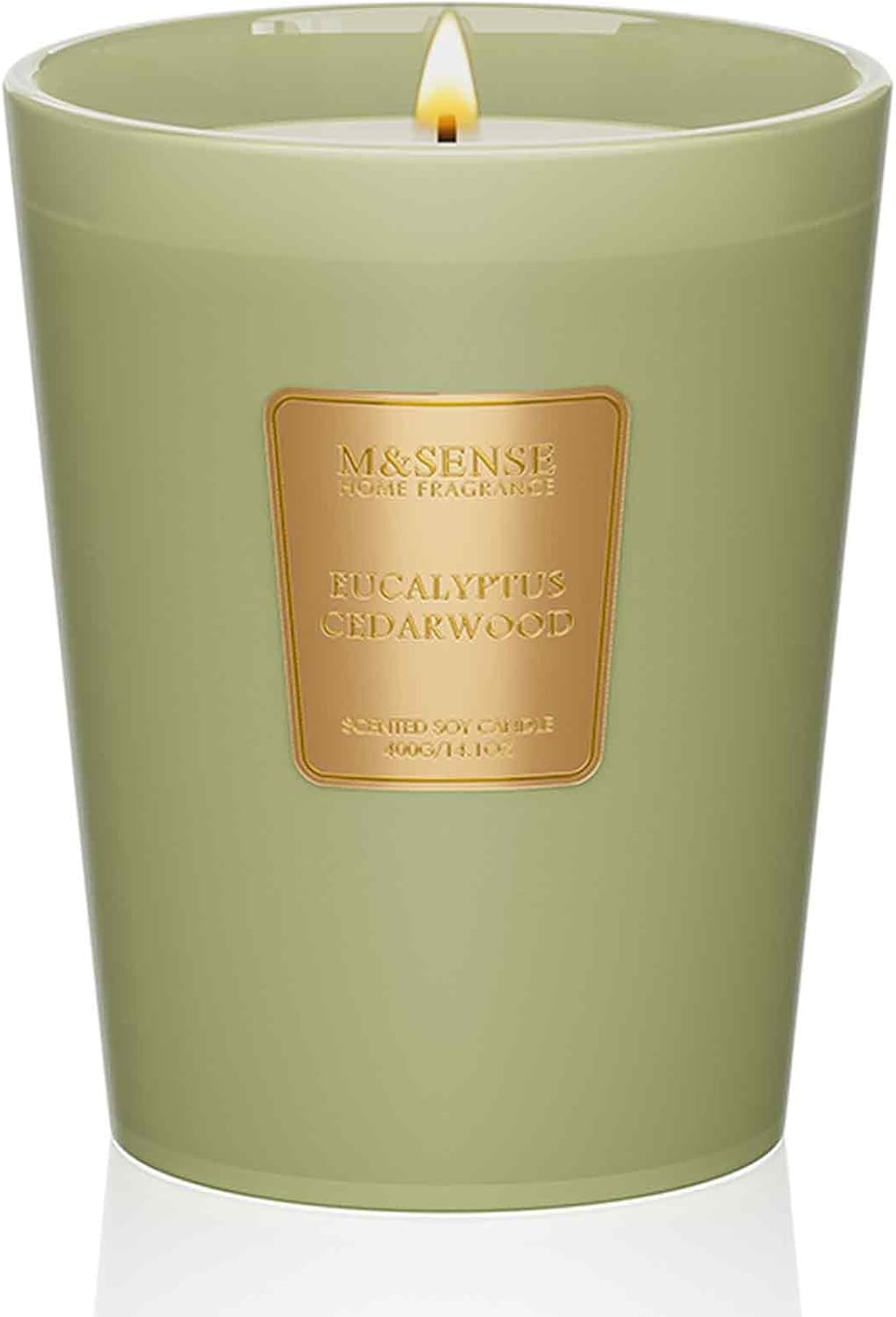 M&SENSE Jasmine Candles Highly Scented 3 Wick 35oz 150 Hours Burn Extra Large Jar Candles for Women, Natural Soy Wax Aromatherapy Candle for Stress Relief, Meditation, Yoga, Spa - Colors A