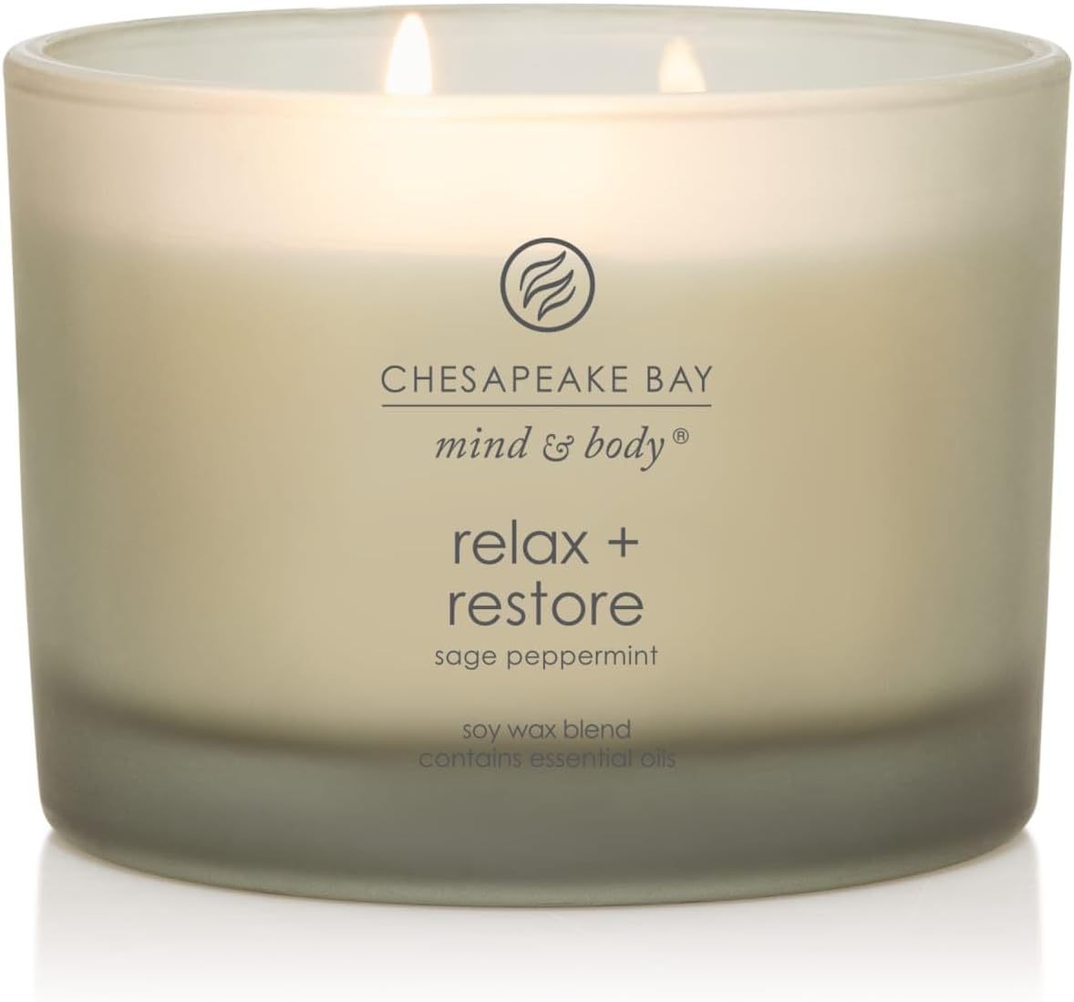 Chesapeake Bay Candle PT40886 Scented Candle Awaken + Invigorate (Lemongrass Eucalyptus) Medium Green Home Décor