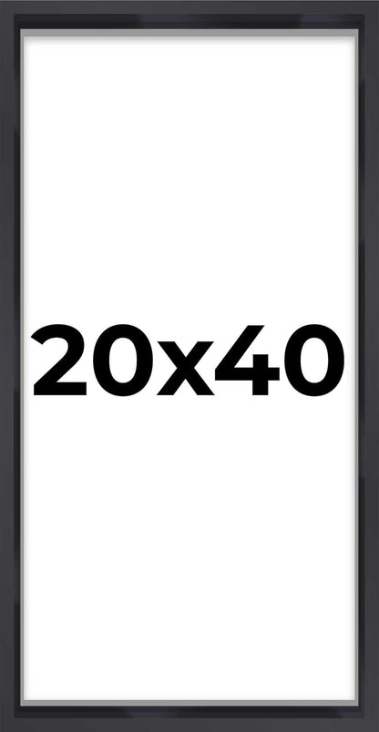 14x14 Shadow Box Black | 3/4" Depth of Usable Space | Solid Wood Pine | Includes UV Resistant Acrylic Plexiglass, Acid-Free Backing & Hanging Hardware | Made to Order in USA - Colors F
