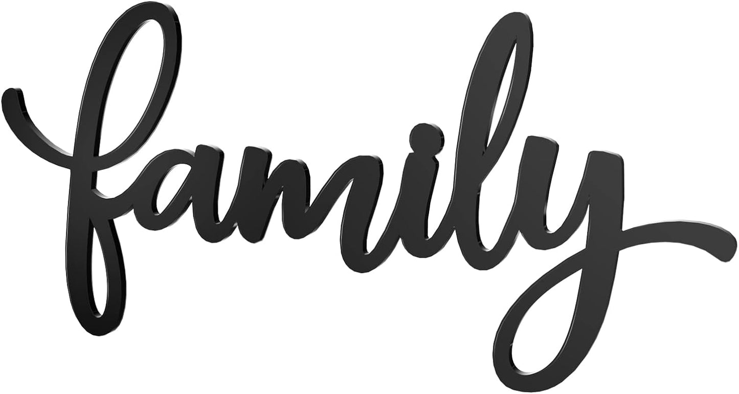 Family Signs For Home Wall Decor,Family Wall Decor For Living Room Rustic Letter Signs Family Wall Art (style2)