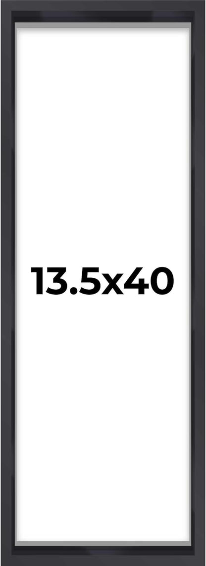 14x14 Shadow Box Black | 3/4" Depth of Usable Space | Solid Wood Pine | Includes UV Resistant Acrylic Plexiglass, Acid-Free Backing & Hanging Hardware | Made to Order in USA - Colors G