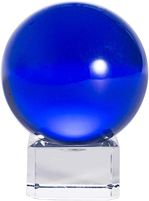 LONGWIN 50mm(2 inch) K9 Photography Solid Crystal Glass Ball Sphere with Free Stand Suncatcher (Clear)