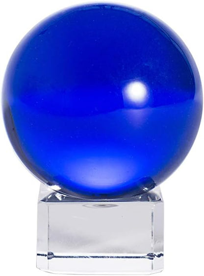 LONGWIN 50mm(2 inch) K9 Photography Solid Crystal Glass Ball Sphere with Free Stand Suncatcher (Clear)