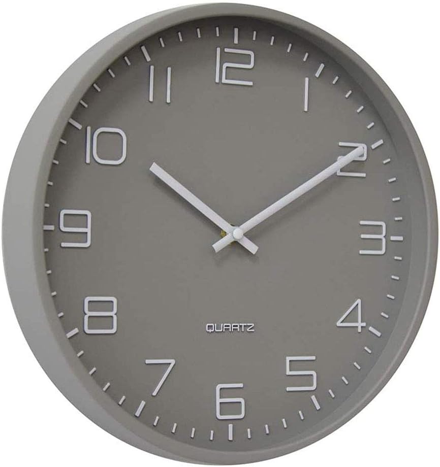 HZDHCLH Wall Clocks Battery Operated,12 inch Silent Non Ticking Modern Wall Clock for Living Room Bedroom Kitchen Office Classroom Decor (Olive Green and Gold)
