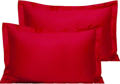 NTBAY Cotton 26x26 Euro Sham Covers - 500 Thread Count Egyptian Cotton Euro Pillow Covers, 2 Pack Super Soft and Breathable 26x26 Pillow Covers, Square Pillow Cases, White