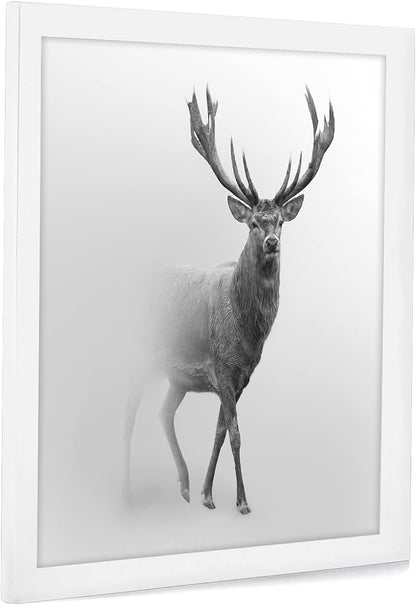 Americanflat 16x20 Picture Frame with Polished Plexiglass - Black Picture Frame - Wide Photo Frames Made of Engineered Wood for Vertical or Horizontal Wall Display - Epic Collection - Black - Colors C