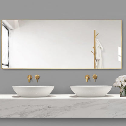 Dewfig Arched Full Length Mirror, 76"x34" Large Floor Mirror, Full Body Mirrors for Leaning or Hanging, Standing Mirrors for Bedroom, Living Room,Dressing Room, Aluminum Alloy Frame, Black