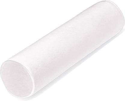 Tinbolunce Memory Foam Roll Pillow for Knee/Leg/Neck - Full Moon Bolster/Round Cylinder Pillow for Sleeping on Side or Back - Removable Cooling Cover Length 18" x 6" Diameter (Navy Blue)