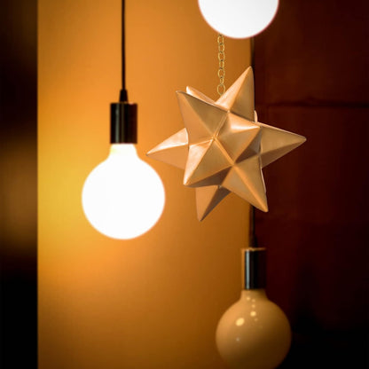 DreamsEden Small Geometric Sculpture, Metal Cube Decorative Ornaments Modern Home Decor Accent