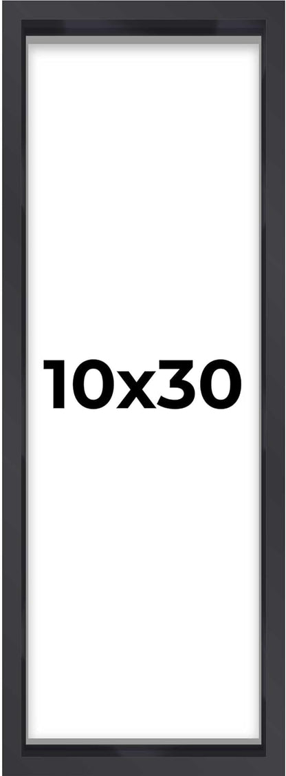 14x14 Shadow Box Black | 3/4" Depth of Usable Space | Solid Wood Pine | Includes UV Resistant Acrylic Plexiglass, Acid-Free Backing & Hanging Hardware | Made to Order in USA - Colors B