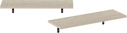 Furinno Rossi 5-Tier Wall Mount Floating Radial Corner Shelf, White