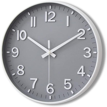 HZDHCLH Wall Clocks Battery Operated,12 inch Silent Non Ticking Modern Wall Clock for Living Room Bedroom Kitchen Office Classroom Decor (Olive Green and Gold)