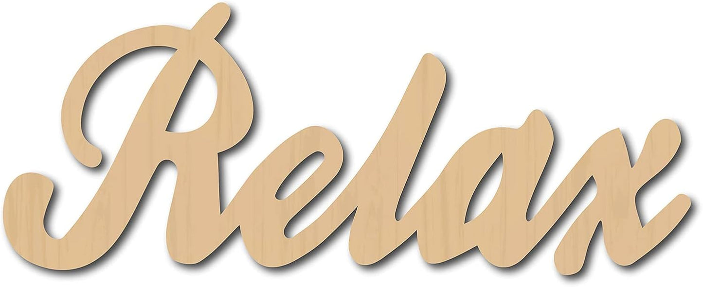 CREATCABIN Welcome Sign Welcome Wood Cutout Wooden Wall Decor Letters Laser Cut Art Unfinished Rustic Decorative DIY for Front Door Home Gallery Porch Coffee Bar Wreath Gift 11.8 x 2.4 Inch