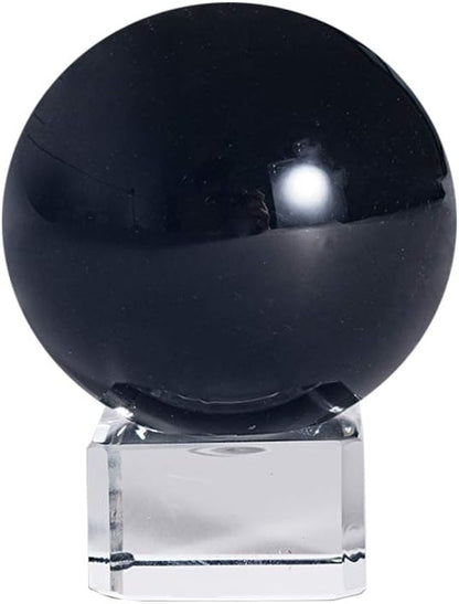 LONGWIN 50mm(2 inch) K9 Photography Solid Crystal Glass Ball Sphere with Free Stand Suncatcher (Clear)
