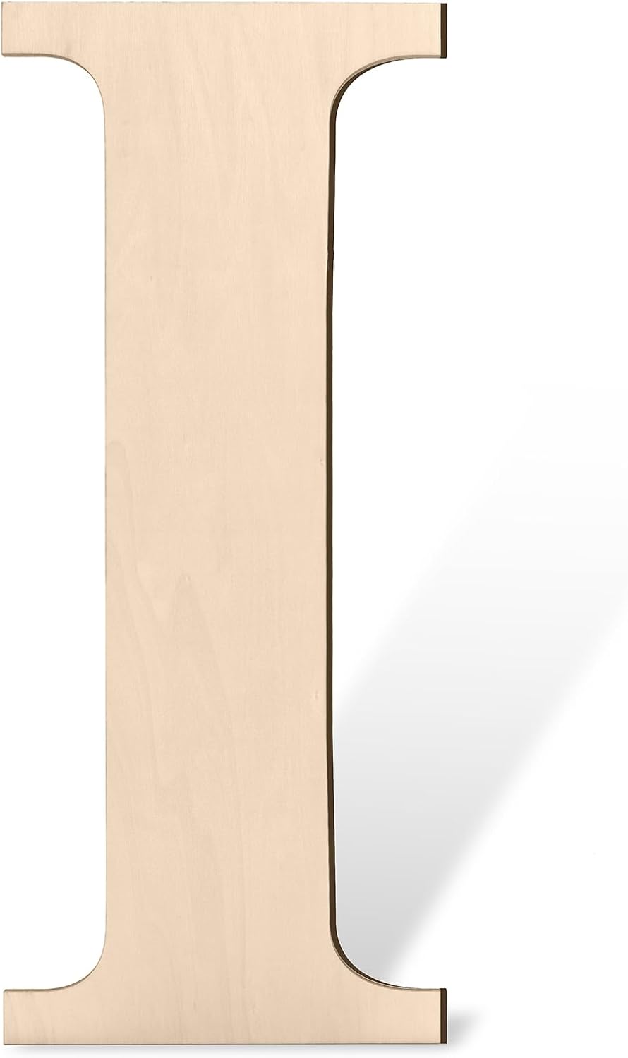 17 inch Large Wooden Sign & for Wall Decor, Big Wood Symbol &, Giant Paintable Blank Wooden Shapes for Crafts, Unfinished Wood Cutouts for Birthday Party, Rustic Wedding, Christmas Decor, Baby Shower