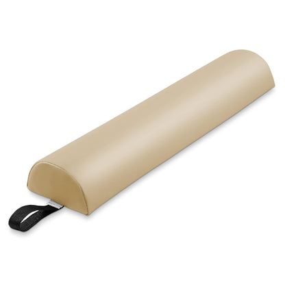 Saloniture Half Round Massage Table Bolster Pillow Pad - 26 x 6 x 3 Inch - Black
