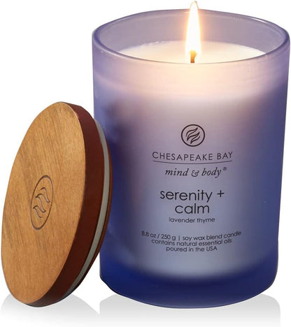 Chesapeake Bay Candle PT40886 Scented Candle Awaken + Invigorate (Lemongrass Eucalyptus) Medium Green Home Décor