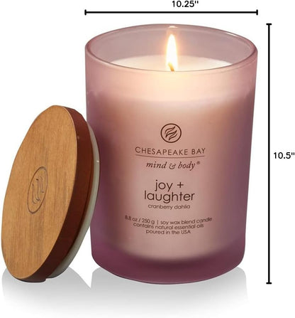 Chesapeake Bay Candle PT40886 Scented Candle Awaken + Invigorate (Lemongrass Eucalyptus) Medium Green Home Décor