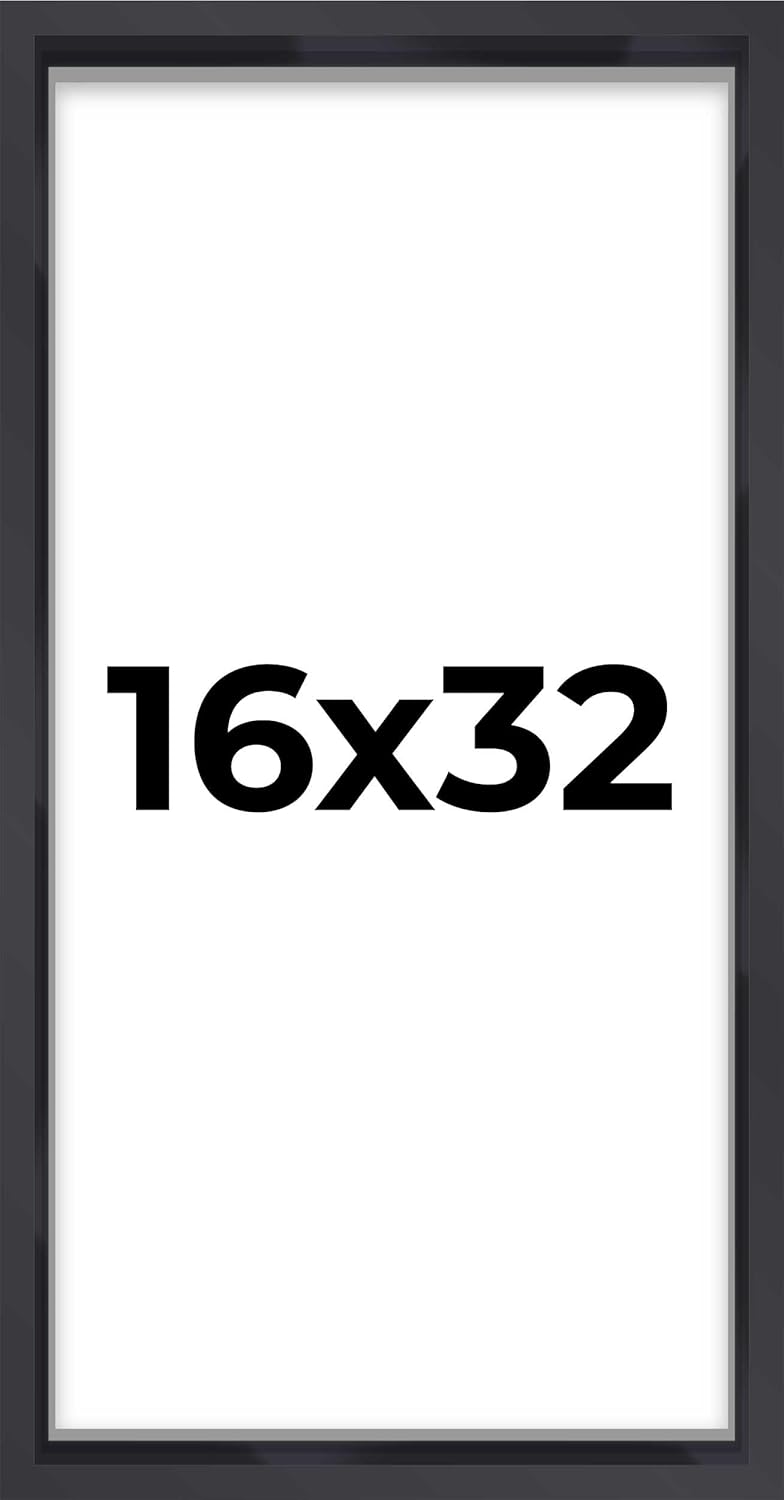 14x14 Shadow Box Black | 3/4" Depth of Usable Space | Solid Wood Pine | Includes UV Resistant Acrylic Plexiglass, Acid-Free Backing & Hanging Hardware | Made to Order in USA - Colors G