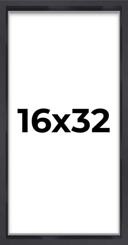 14x14 Shadow Box Black | 3/4" Depth of Usable Space | Solid Wood Pine | Includes UV Resistant Acrylic Plexiglass, Acid-Free Backing & Hanging Hardware | Made to Order in USA - Colors G