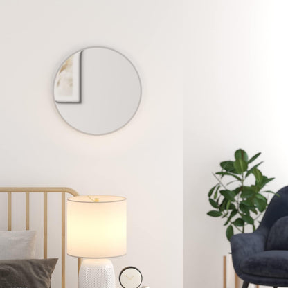 Gold Circle Wall Mirror 24 Inch Round Wall Mirror for Entryways, Washrooms, Living Rooms and More (Gold, 24")