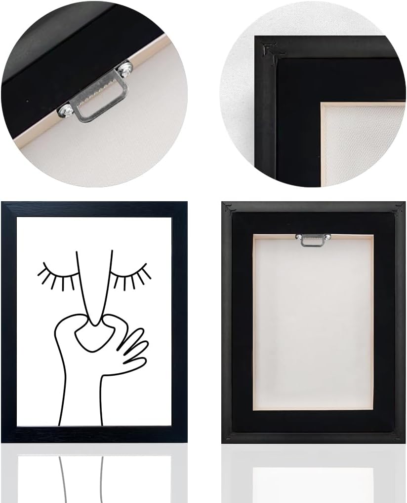 Bathroom Picture Wall Decor, Framed Black and White Bathroom Wall Art, Toilet Paper in Little Funny Raccoon's Hand Animal Canvas Print Painting