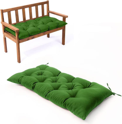Waterproof & Sun-Resistant Outdoor Bench Cushion - Universal Fit for Patio Chairs, Swing Seats.Lounger Seat Cushions Outdoor Loveseat Bench Seat Pads (Navy,39.4 X 19.7 Inch)